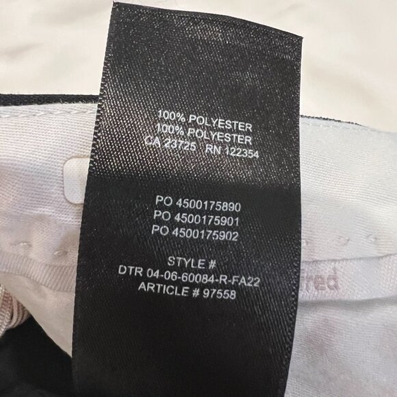 Aritzia Wilfred Effortless Pants Womens 12 Black Crop High Rise Wide Leg Trouser - Picture 11 of 16